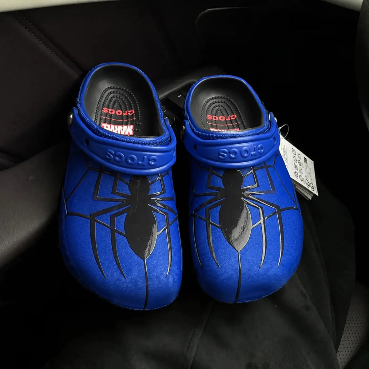 Crocs Édition Spider-Man Bleu Électrique